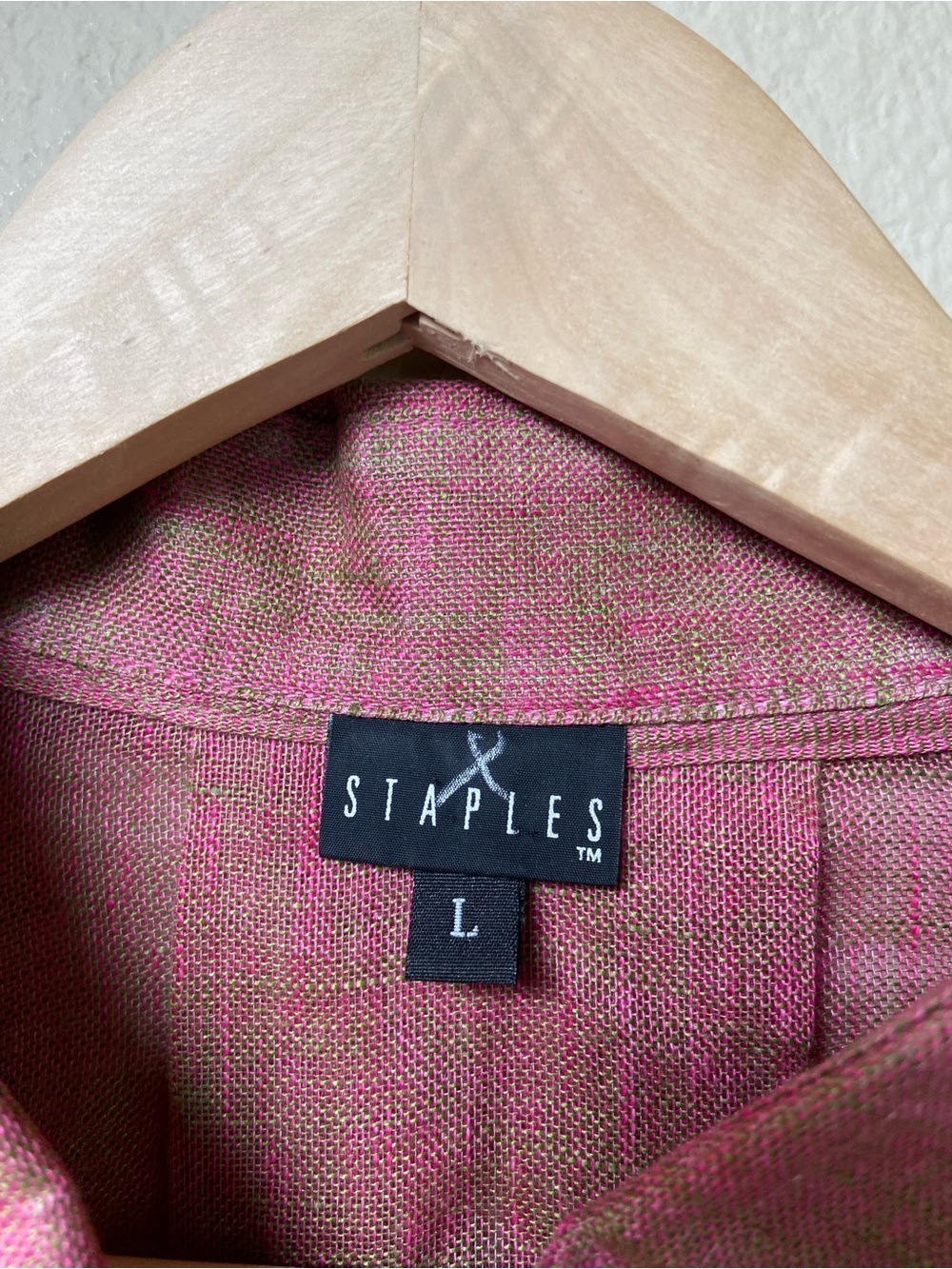 Vintage Staples Linen Shirt - Picture 3 of 8